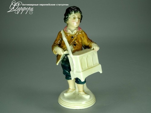 Купить фарфоровые статуэтки KARL ENS, Шарманщик, Германия